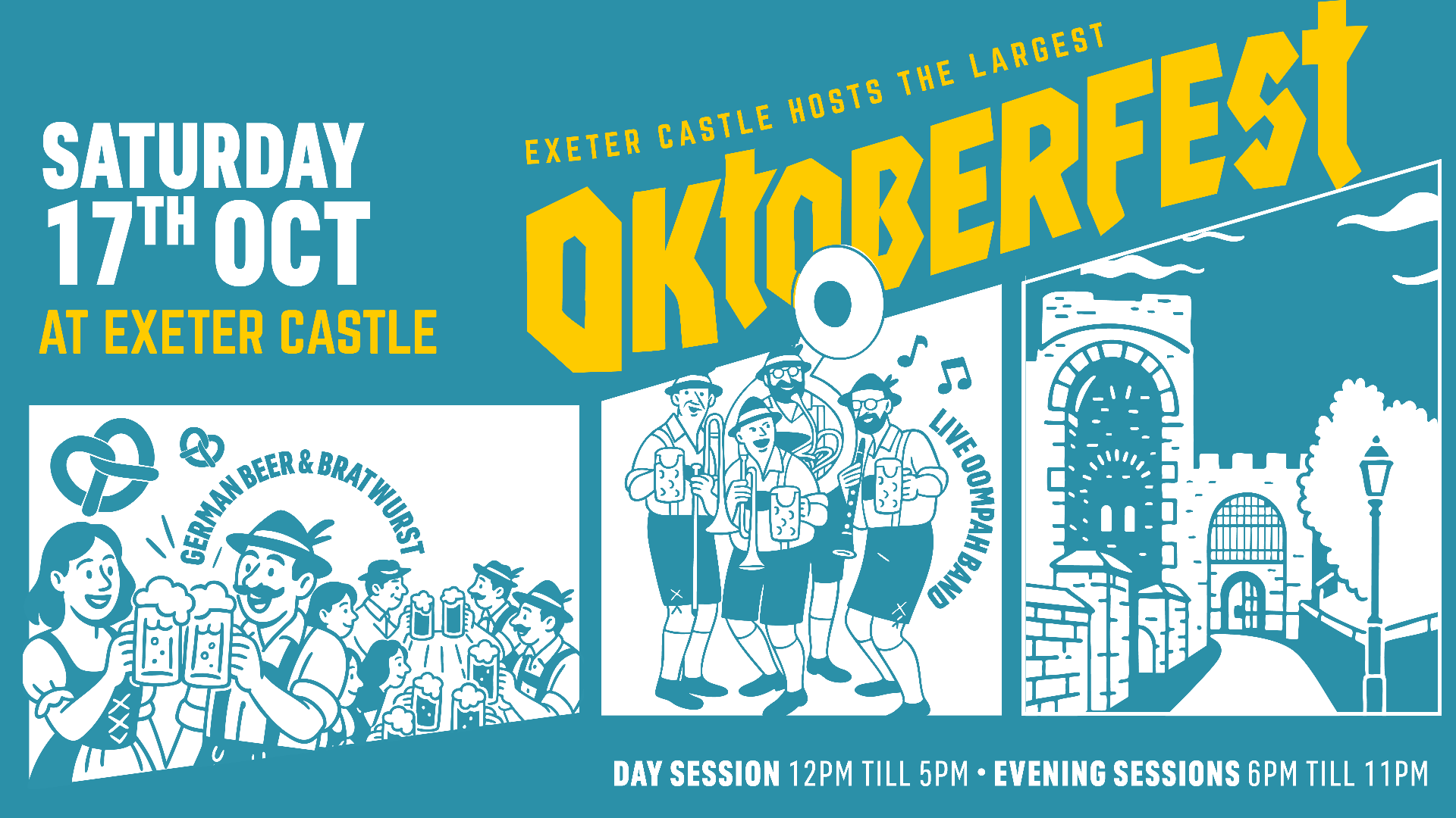 Oktoberfest at Exeter Castle — Saturday 17 October